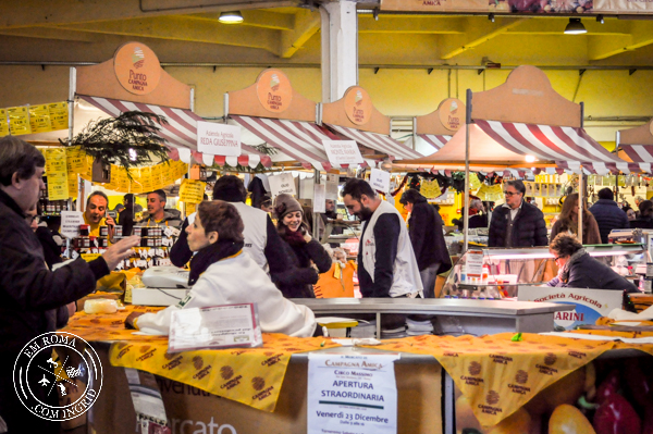 Mercado do Circo Massimo - Um mercado de produtos orgânicos da região