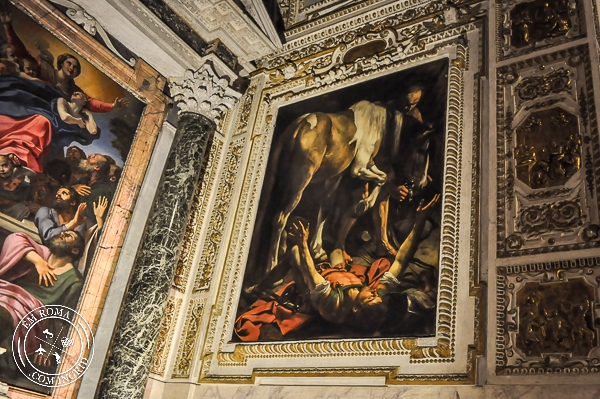 Obras de Caravaggio grátis em Roma
